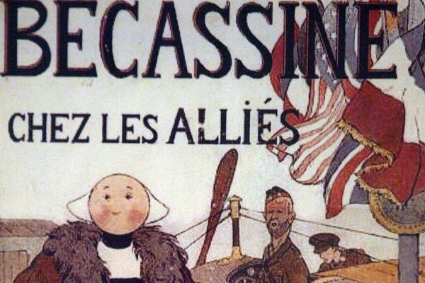 Une couverture d'un album de Bécassine, "Bécassine chez les Alliés" (Archives)