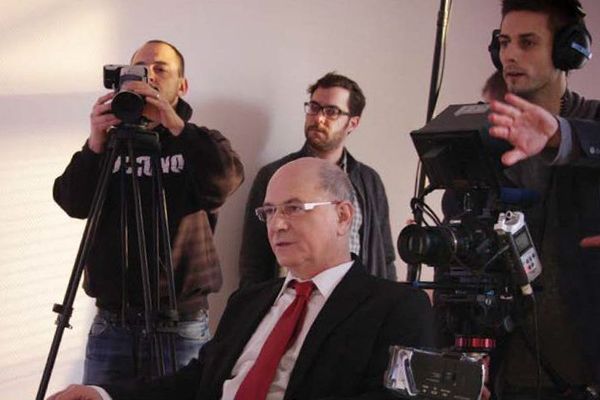 Une photo du tournage de "Confessions financières"