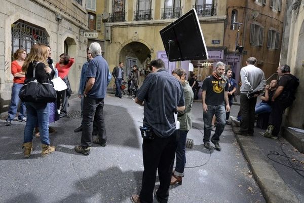 27 septembre 2012: tournage d'un épisode de "Plus belle la vie" à Marseille