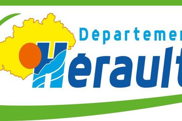 Le nouveau logo du département de l'Hérault. Juillet 2015