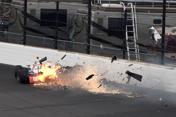 L'accident de Sébastien Bourdais le 20 mai 2017 sur le circuit d'Indianapolis