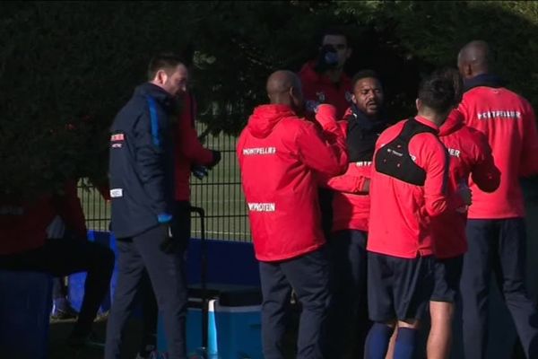 Le MHSC à l'entraînement le 31/12/2016