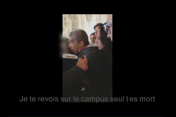 Sur la vidéo diffusée par le collectif Sauve ta fac 06, on voit clairement le président de l'université exprimer une menace de mort.