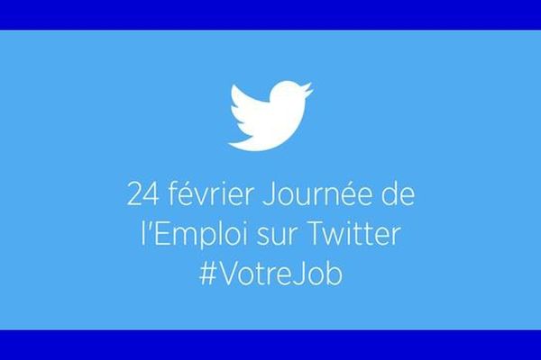 Le réseau social Twitter organise sa première journée européenne de l'emploi mardi 24 février 2015. 