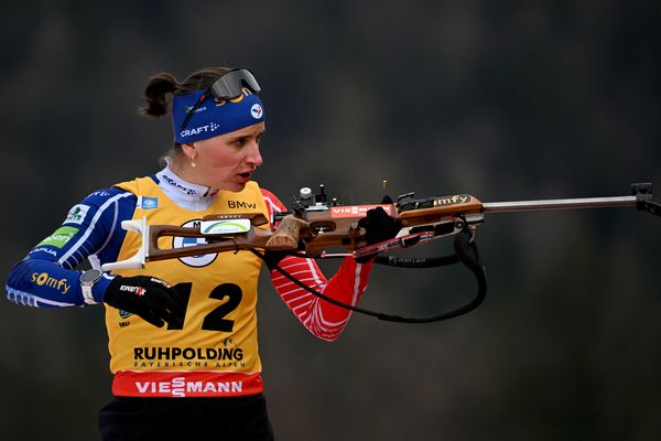 Julia Simon a signé un 10e podium cette saison en Coupe du monde lors de l'individuel de Ruhpolding, ce jeudi 12 février.