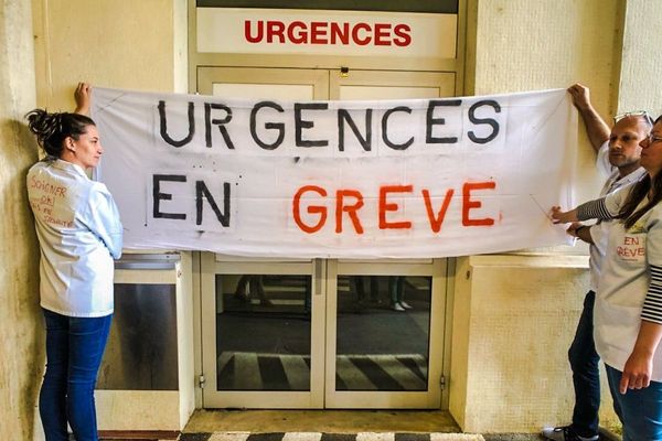 Jour de grève aux urgences de Limoges / Image d'illustration