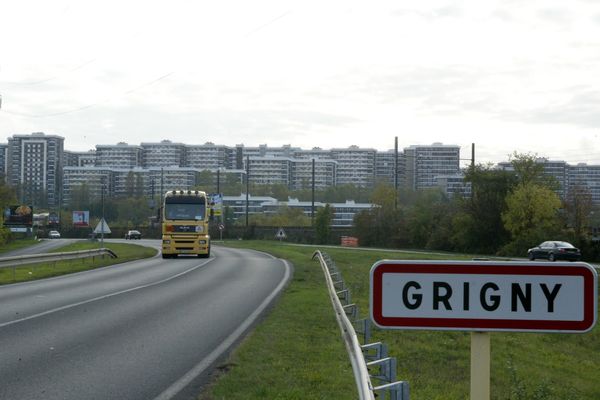 La ville de Grigny dans l'Essonne