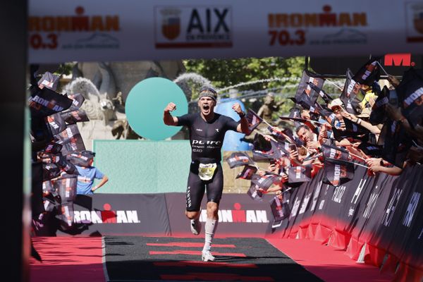 Ruben Zepuntke, vainqueur de l'Ironman 70.3 d'Aix en Provence