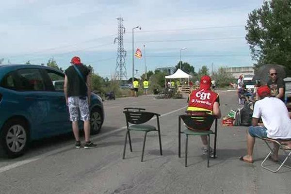 Blocage des sites de déchets de Fos-sur-Mer