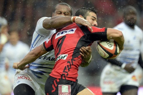 Oyonnax-Castres s'est joué sous la pluie