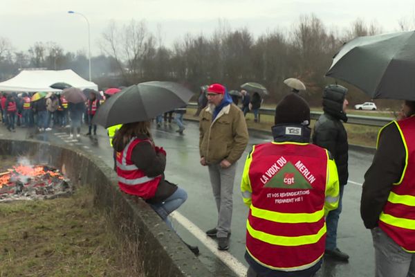 Deux ronds-points ont été occupés.