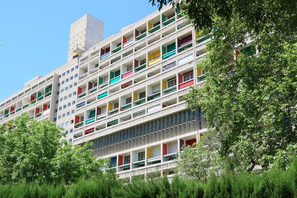 L'immeuble de la Cité radieuse - Le Corbusier à Marseille le 17 juin 2019