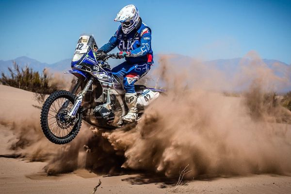 Le roi de l'Enduropale a su dompter toutes les difficultés sur la piste de son premier Dakar.