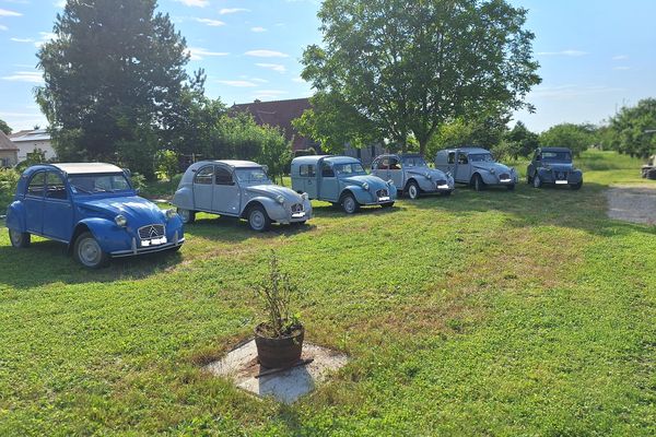 Ces six 2CV seront mises aux enchères le 14 septembre 2024.