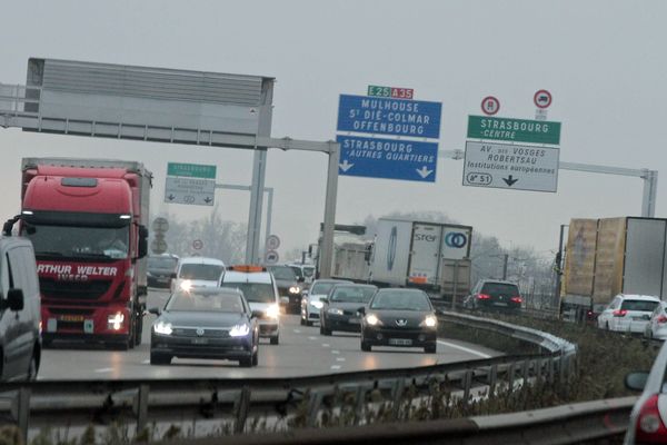 La circulation automobile, en partie responsable de la pollution aux particules fines.