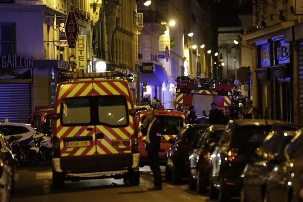 Une attaque au couteau, dans le deuxième arrondissement de Paris, le 12 mai 2018.