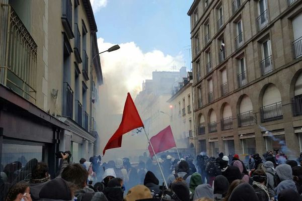 Manifestation à Rennes