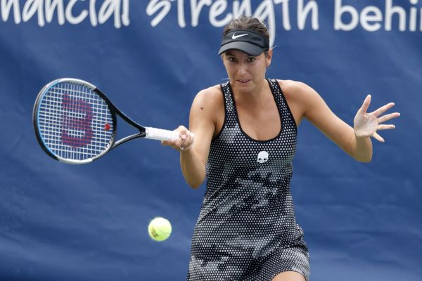 Océane Dodin lors d'une rencontre du Western and Southern Open, le 23 août.