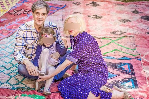 Pascal Foltran et sa famille à Marrakech avant le drame de février 2018.