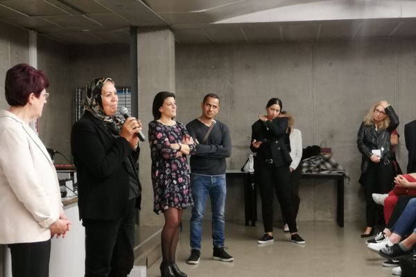 Mercredi 22 mai, Latifa Ibn ZIaten à Lyon devant les collégiens de la cité internationale 