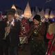 En musique, les 350 lanternes ont illuminé le centre ville.