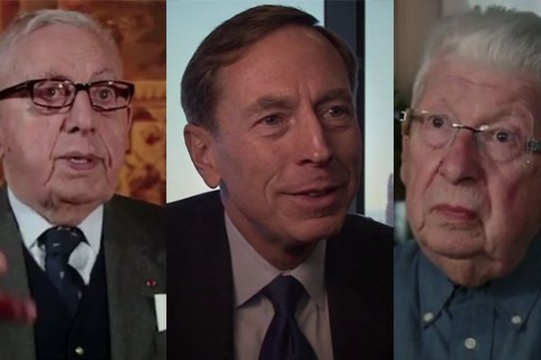 Le Colonel Allaire, le Général Petraeus et le journaliste Pierre Darcourt