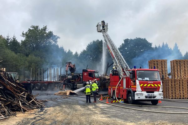 Incendie à Liginiac