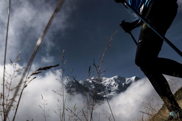 Un trailer sur les chemins de l'UTMB en 2017. Photo d'illustration.