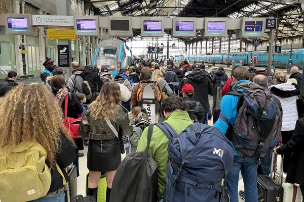 La grève illimitée, telle que voulue à l'origine par les quatre syndicats, aurait touché notamment les TGV et les trains Transilien. (Photo d'illustration)