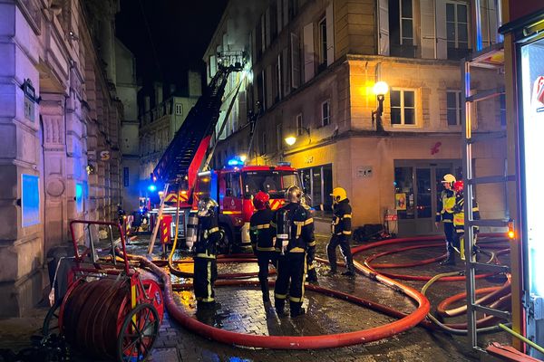 Les pompiers mobilisés encore ce dimanche 17 novembre dans la soirée.