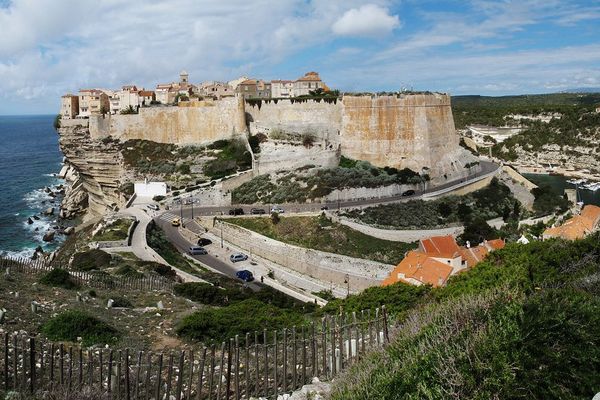 La citadelle de Bonifacio (Corse-du-Sud)