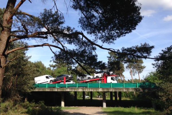 Passage à faune sauvage de la butte aux gendarmes sous l'A1