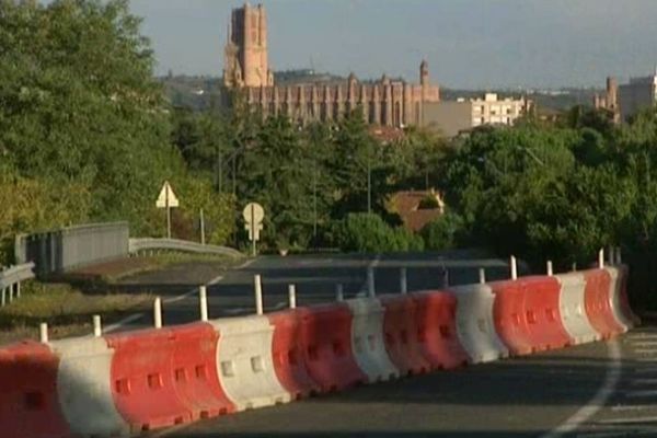 Le chantier du doublement de la rocade d'Albi a repris ce lundi. 