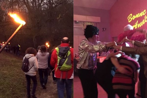 Comme le veut la tradition passage à la nouvelle année s'est fait en marchant et en dansant.