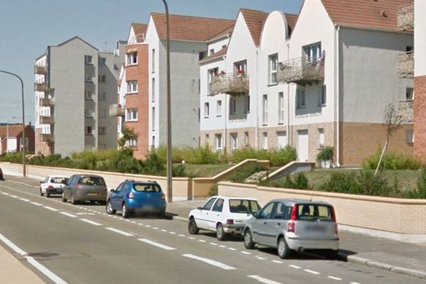 Le boulevard du Général de Gaulle, à Calais, où a été retrouvé le corps.