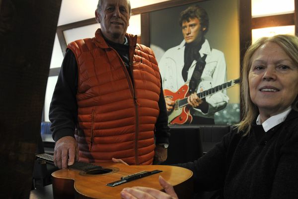 Lucien et Germaine Rees ont voulu rendre hommage à leur idole