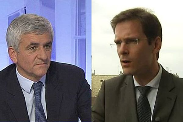 Hervé Mroin, député UDI de l'Eure, et Nicolas Mayer-Rossignoln, président de Haute-Normandie: le duel des régionales 2015 ?