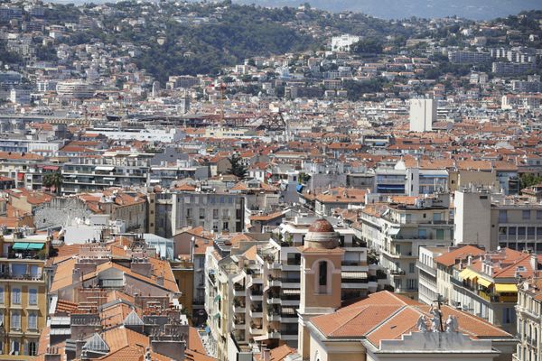 Vue de Nice depuis la Tour Saint-François.