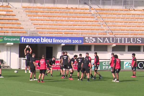 Le CAB à l'entraînement ce vendredi avant de rencontrer Toulon dans le Var