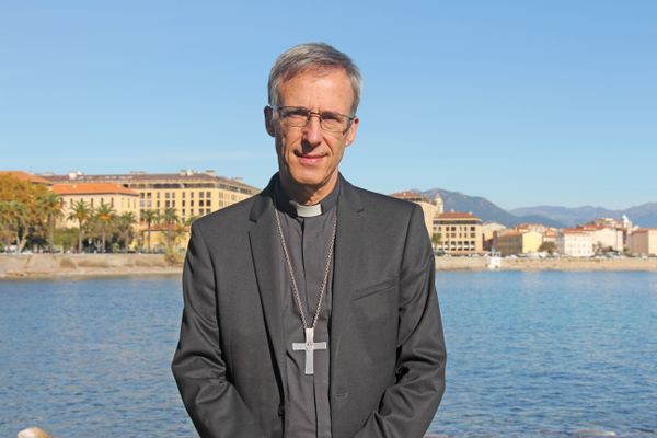 Mgr Olivier de Germay, jusqu'à présent évêque d'Ajaccio, nommé Archevêque de Lyon par le Pape François 