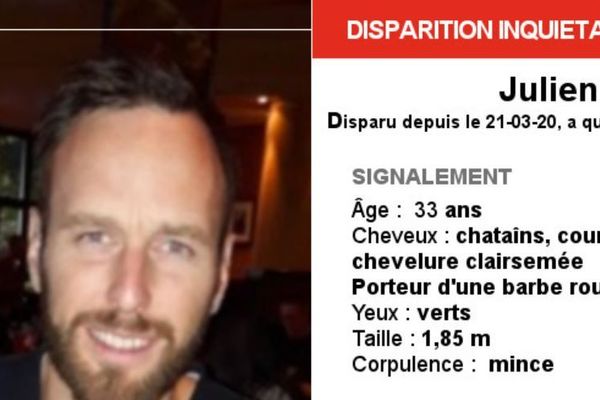 Ce jeune homme de 33 ans n'a plus donné signe de vie depuis son départ de chez lui à Bègles le samedi 21 mars 