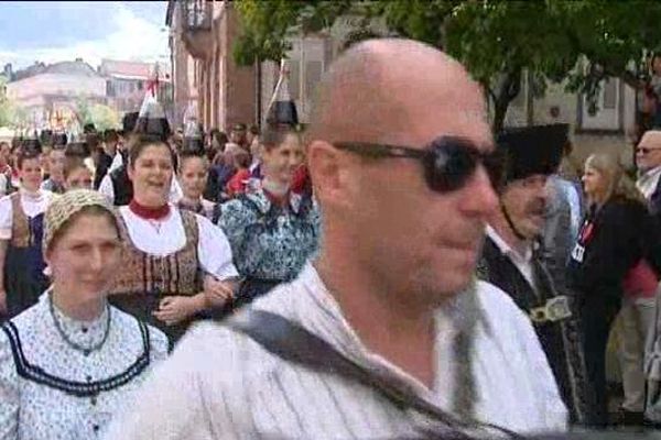 Comme chaque année la foule était au rendez-vous de la grande parade de la fête du houblon de Haguenau