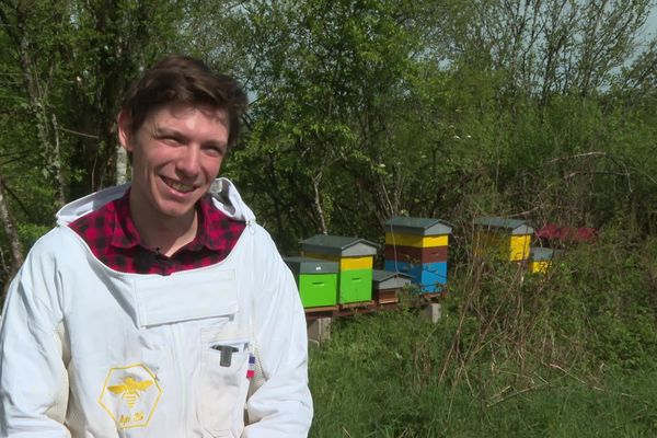 Adrien Ducouloux, youtubeur apiculteur de Franche-Comté.