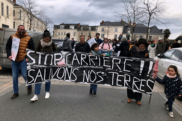 Château-Gontier en Mayenne le 23 mars 2024