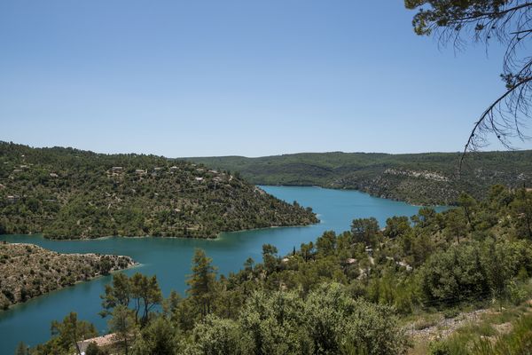 Le lac d'Esparron-de-Verdon où a été retrouvé le coprs le 18 février dernier.