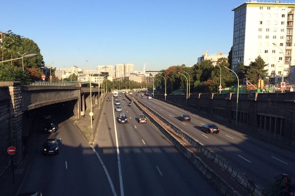 Trafic fluide sur le périphérique parisien, le 3 septembre 2015.