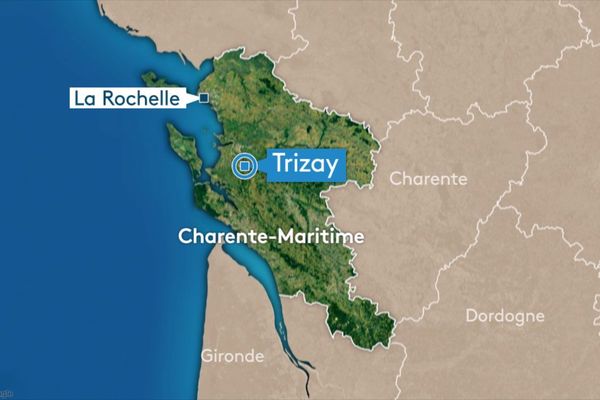 Accident à Trizay sur la route départementale D238 direction Beurlay