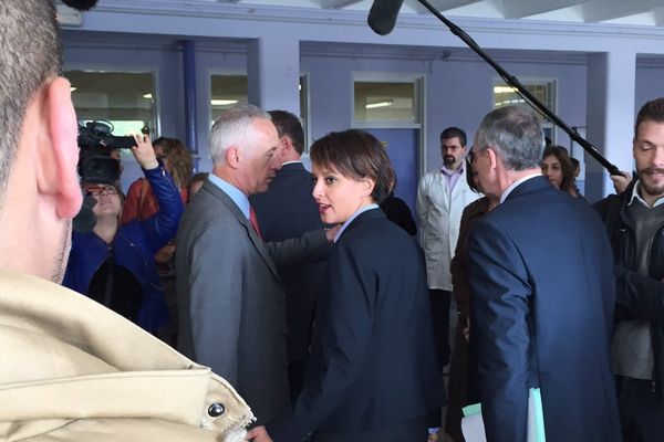 Najat Vallaud-Belkacem - collège Le Lac Sedan ( 23/09/2014)