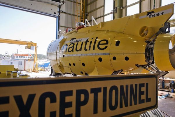 Le Nautile de l'Ifremer est l'un des rares sous-marins scientifiques capables de descendre jusqu'à 6000 mètres de profondeur.