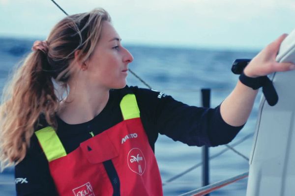 Violette Dorange, originaire de Rochefort, deviendra la plus jeune navigatrice de l'histoire du Vendée Globe, du haut de ses 23 an